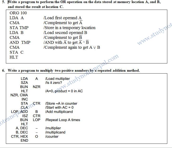 Assembly Language Program | Computer Organization and Architecture ...